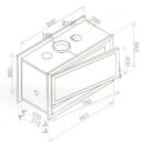 Dimensões Recuperador CV 800 WM 1 Face