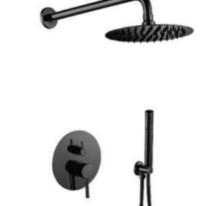 Pack Encastrar Circular Preto